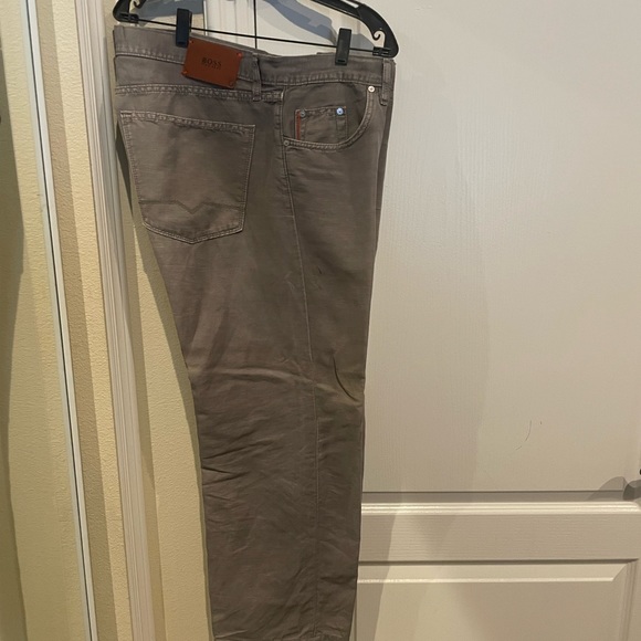 Hugo Boss Men's Five Pockets Button Fly Straight Legs Comfort Fit Jeans